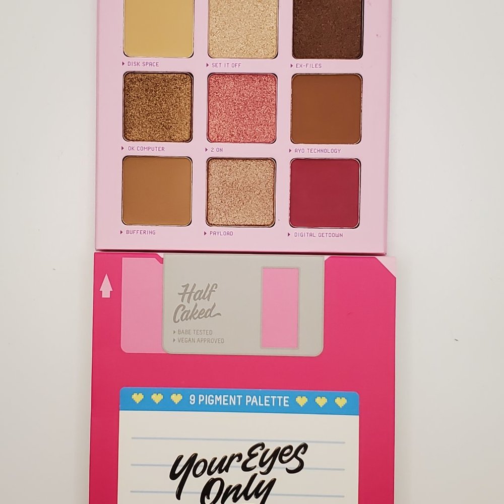 🦋5/$25 HALF CAKED Your Eyes Only Eyeshadow 9 Pigment Palette BNIB Full Size - Picture 2 of 9